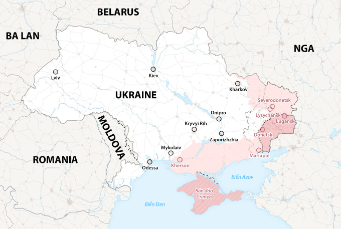 Ukraine nói Nga rút khỏi thị trấn chiến lược ở miền đông